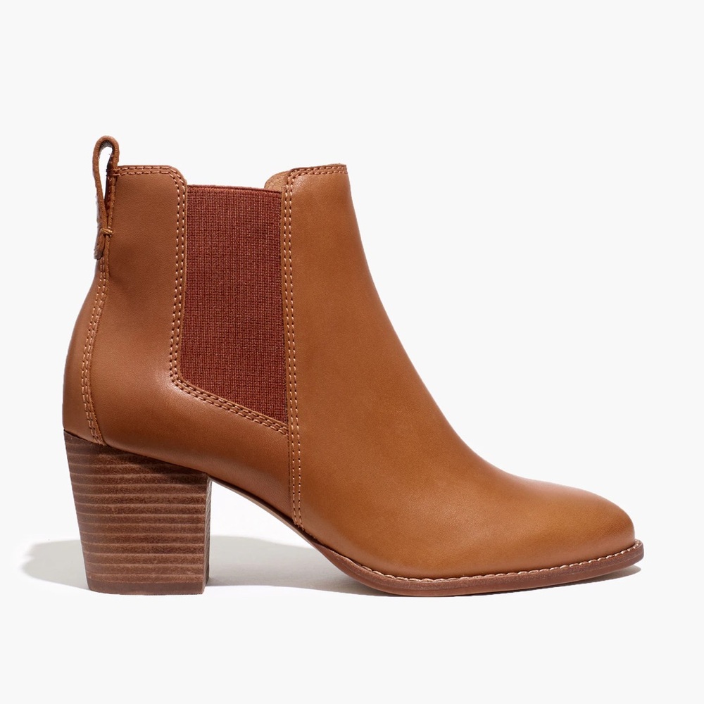 Madewell Regan Boot in English Saddle